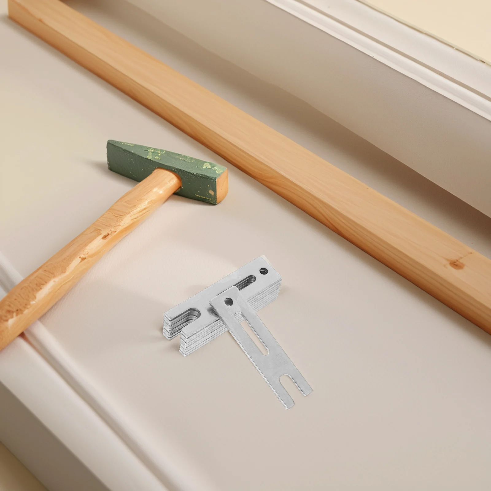 

10Pcs Sliding Window Security Lock Aluminum Alloy Durable Antidrop Lock for Horizontal Sliding Doors Safety