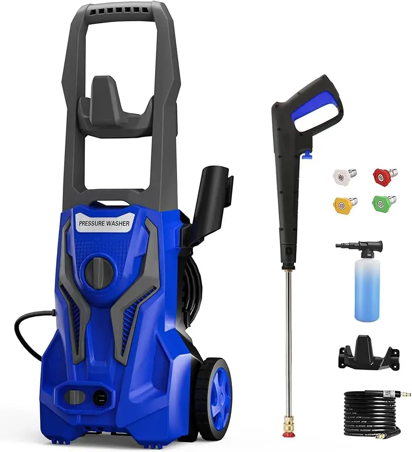 

4200 PSI 2.8 GPM Power Washer Electric Powered - Electric Pressure Washer with 25 FT Hose 4 Interchangeable Nozzle & Foam Cannon