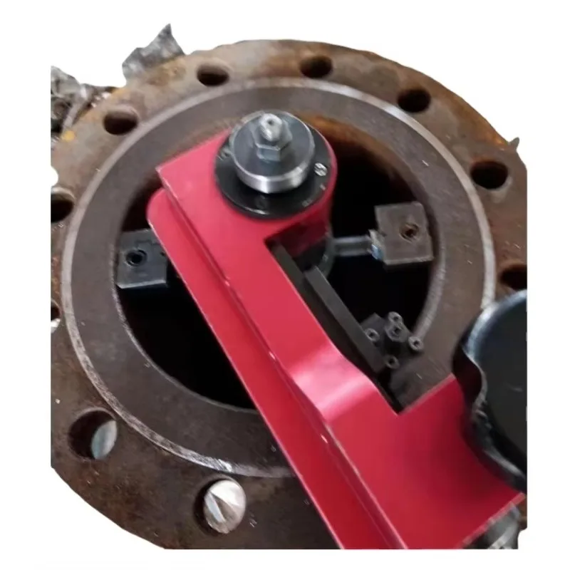 Manufacturer Supply Finely Processed Portable Cutting CNC Machine XDFC250 Hand Flange Lathe