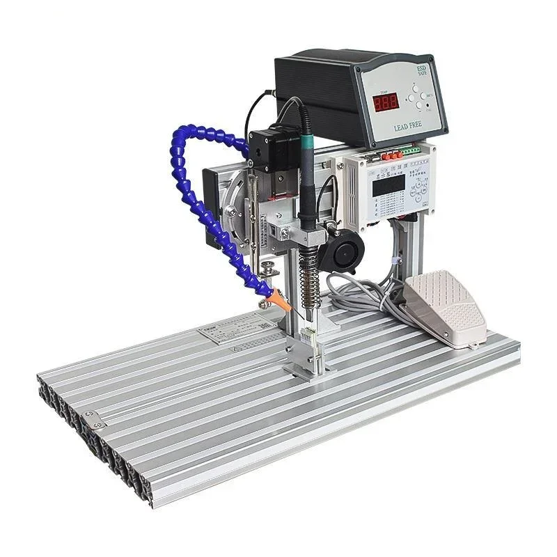 Automatic and Semi-automatic Treadle Type Tin Welder Soldering Machine  for Type C/ Aux/ USB / PCB /Led Lights Power Plug