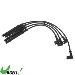 UXCELL Car Spark Plug Coil Wires Ignition Coil Harness Cable for Renault Twingo Hatchback 1.2 (1993 Onwards) 43 KW No.8200486877