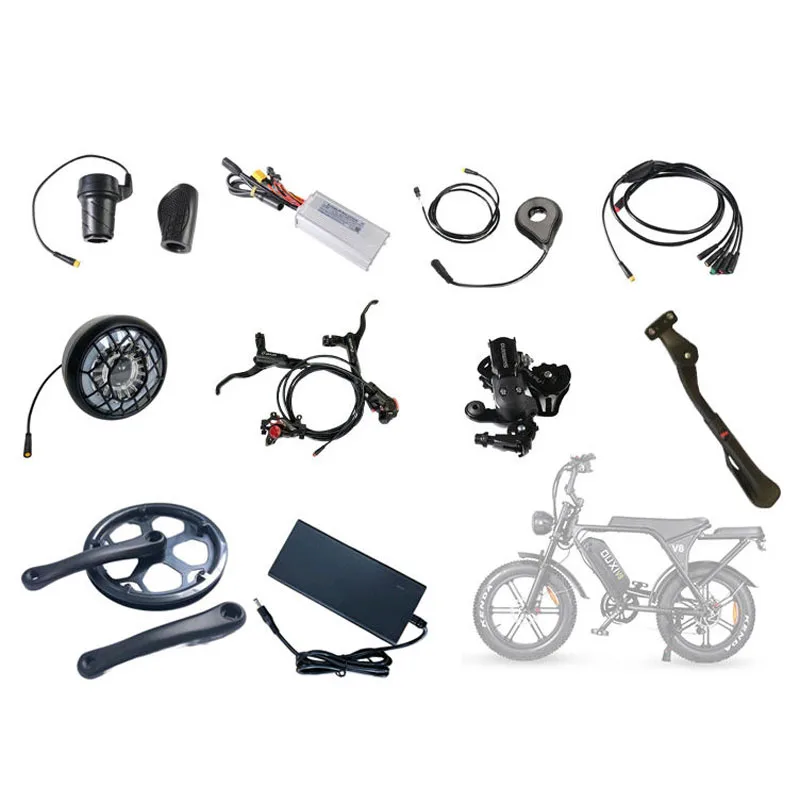 Manillar de repuesto con acelerador giratorio para bicicleta eléctrica Engwe T14 - Accesorio para bicicletas eléctricas.