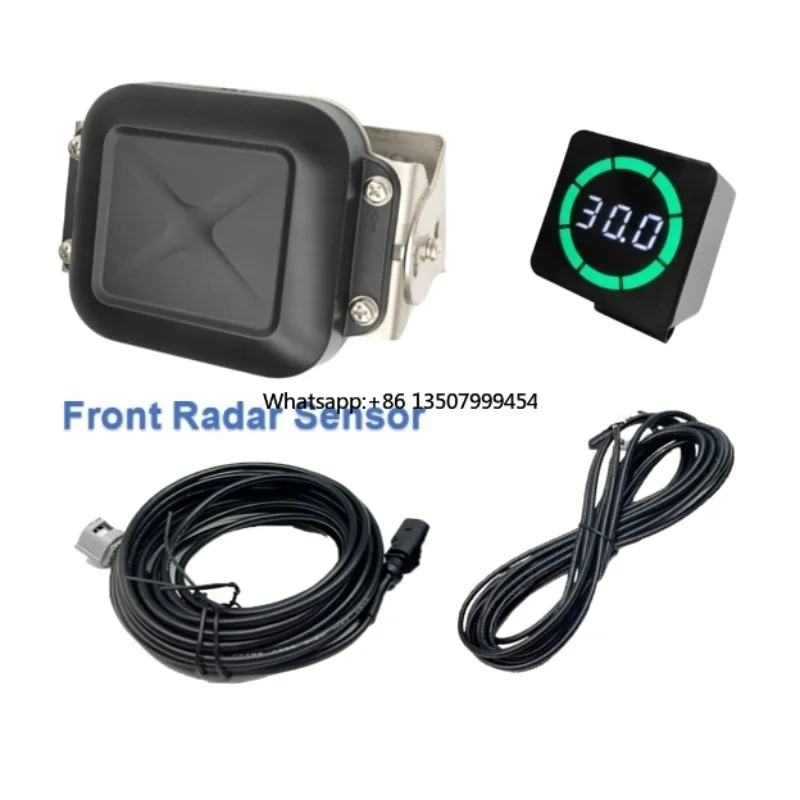77GHz Truck Blind Spot Radar System IP69K Waterproof 30m Detection UN R159 Certified FMCW Radar Easy Installation