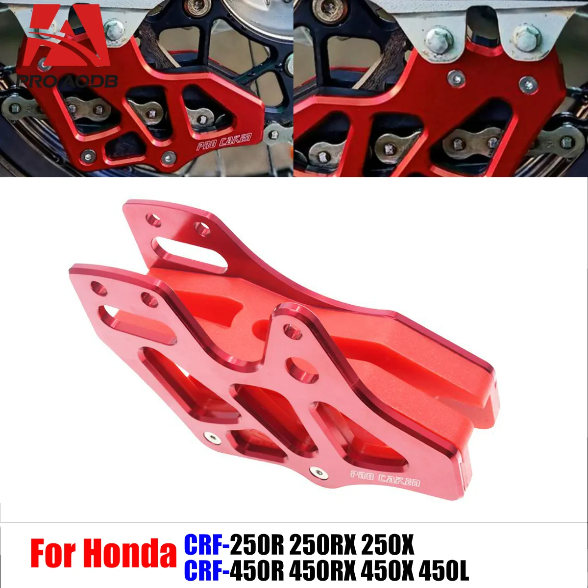 Durable Motocross Accessories - Sprocket Dedicated Chain Guide Guard Protection For Honda CRF250R 450R 250X 450X 450L 2007-2021