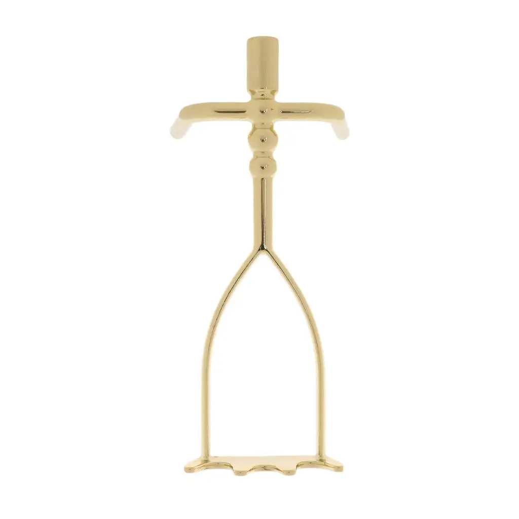 Spider Rest Head Gold Plated Metal Snooker Cue Bridge Billiards Accessory for Home Pool Club Use