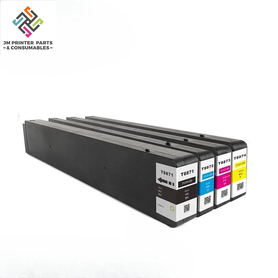 

JM T8871 T8872 T8873 T8874 Ink Cartridge T8871-T8874inkjet cartridge For Epson for WorkForce Enterprise WF-C17590/WF-C17590c
