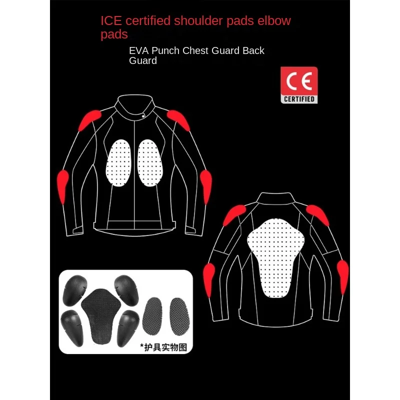 Motocboy Ms. Biker Jacket tuta da ciclismo tuta da moto da corsa da donna tuta da ciclismo da donna impermeabile a prova di caduta estiva Slim Fit