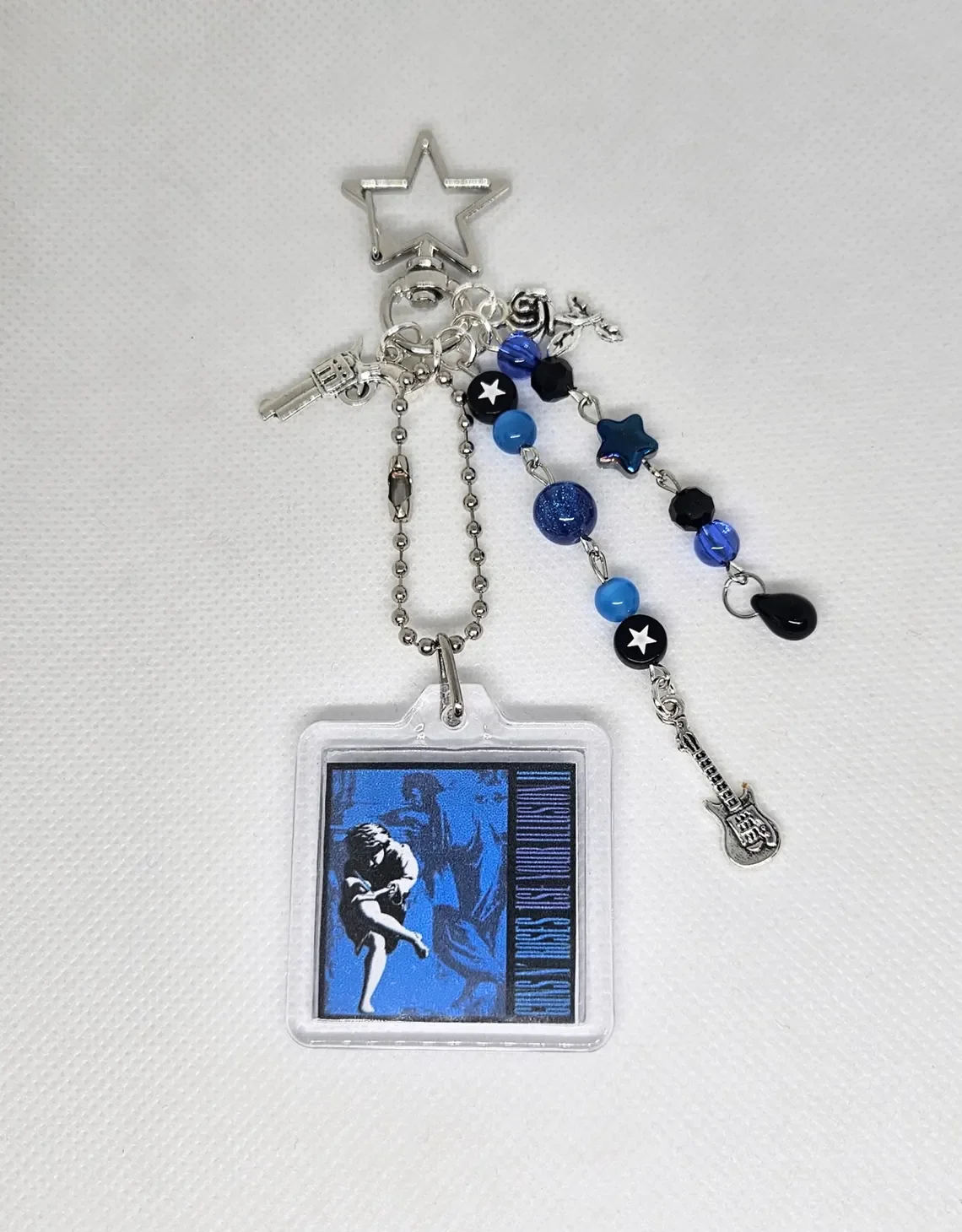 Guns N' Roses Keychains | Use Your Illusion | alternative aesthetic 80s 90s y2k retro vintage rock metal keychain handmade | HG