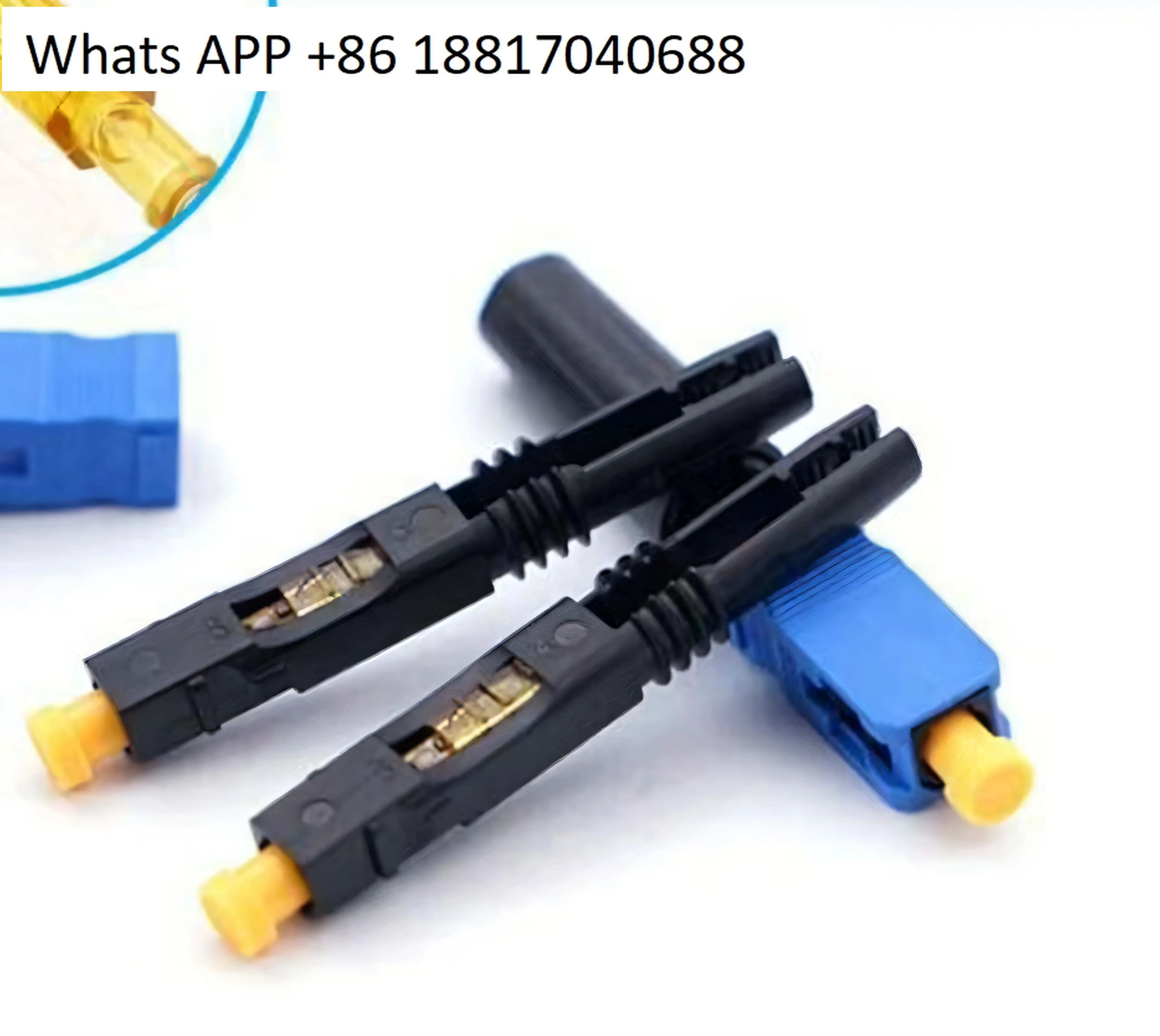 100pcs Embedded SC Optical Fiber Quick Connector SC Optical Fiber Cold Connector Leather Line Cold ConnectorHOTHOT
