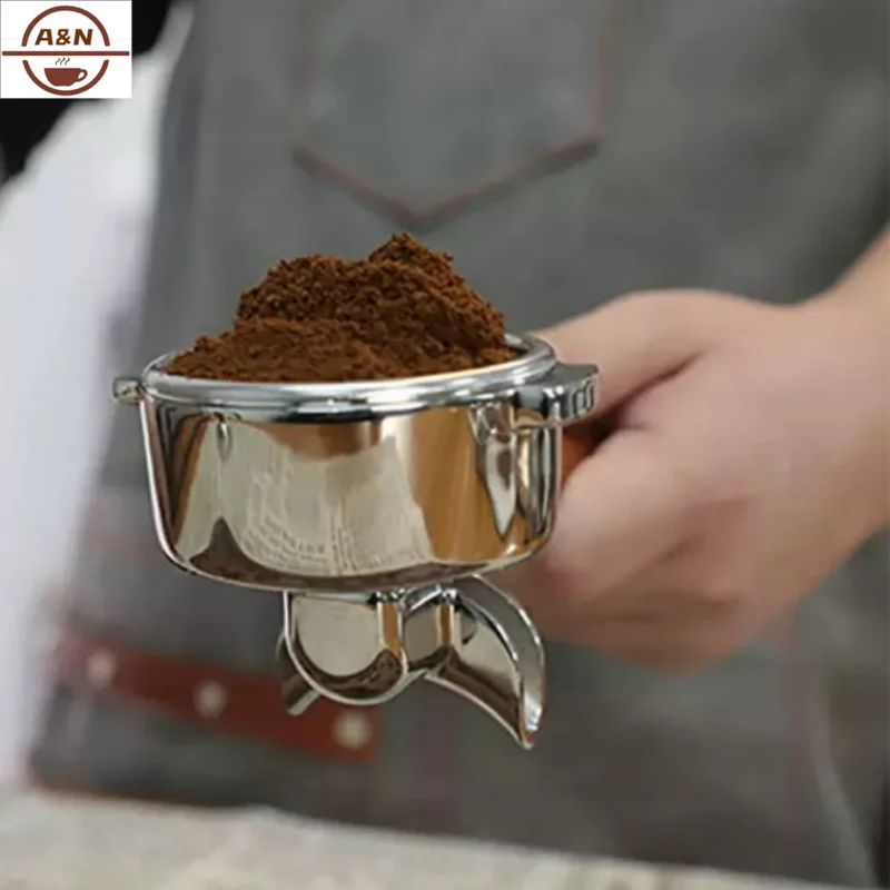 

58mm Double Spout Coffee Portafilter Filter Replacement Fits E61, Flair 58, ECM, Rocket, Sanremo, Synesso, Rancilio Silvia