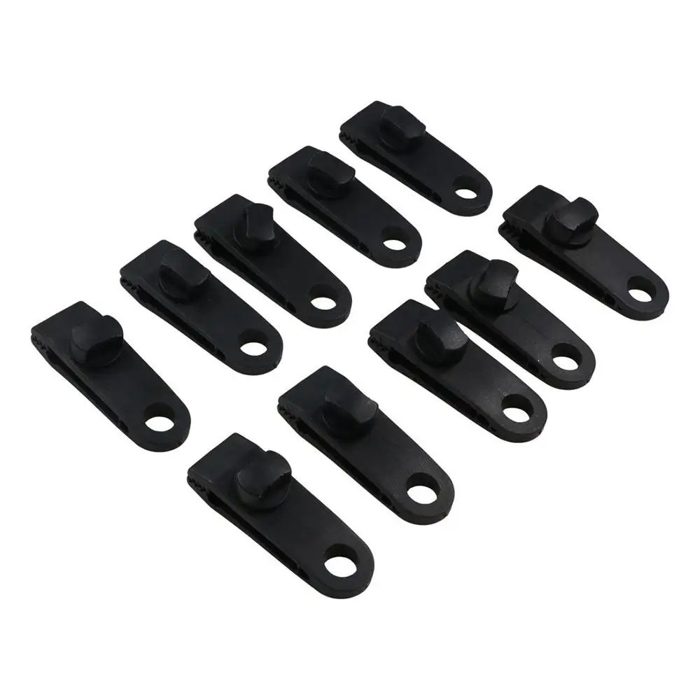 

30Pcs Heavy Duty Buckle Tent Clip Set Windproof Bungee Cord Awnings Fasteners Clamps Safety Buckle Carabiners