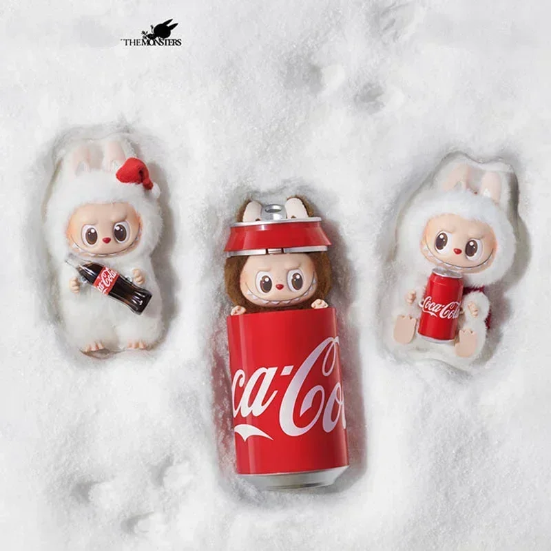 POP MART THE MONSTERS COCA-COLA serie vinilo cara caja misteriosa Guess Bag juguetes muñeca Linda figura de Anime colección de adornos de escritorio