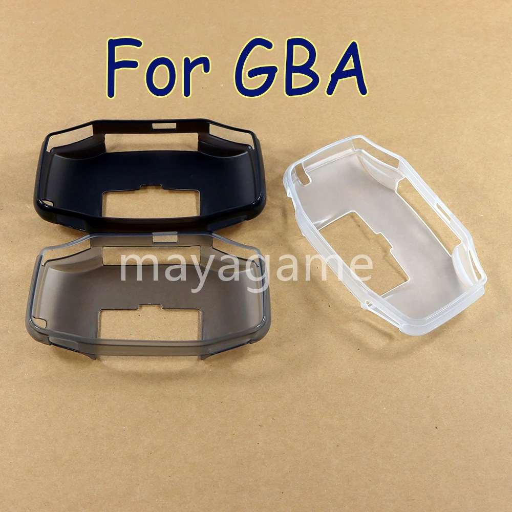 40pcs for GBA console protection TPU shell case cover Pocket Clear transparent protective shell case