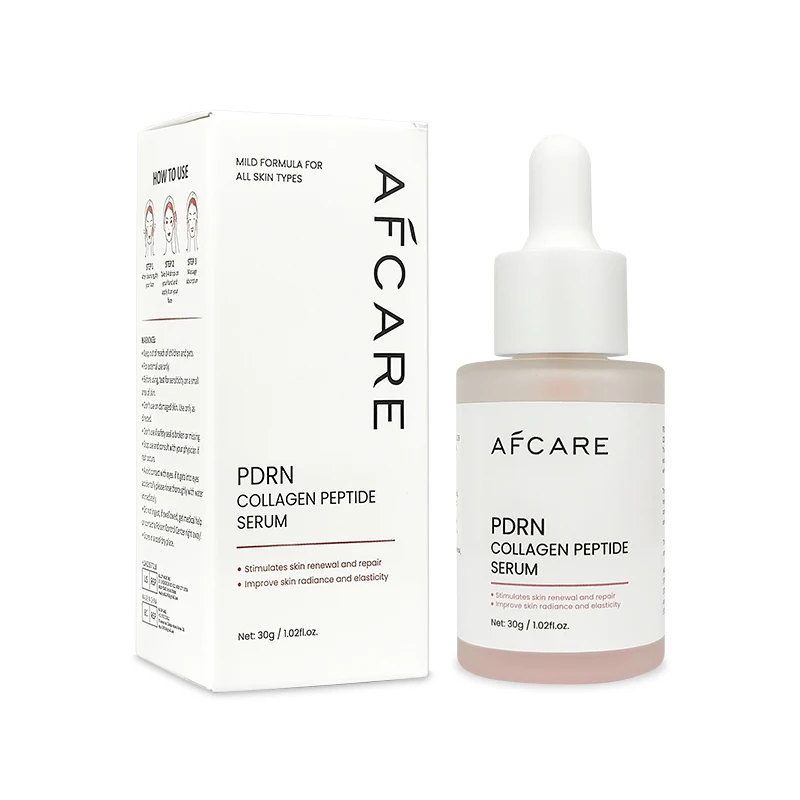 PDRN Naturals Collagen Serum for Face Anti-Aging Multi-Peptide Firming Hydrating Wrinkle Reduce with Hyaluronic Acid