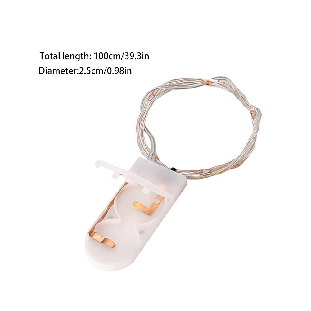 1Pcs LED String Lights Colorful 1 Meter Christmas Bouquet Decorative Lamp Party Festival Garden Home Patio Lighting