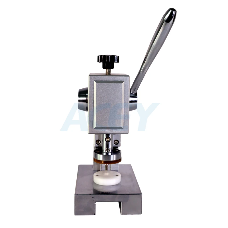 CR2016 CR2025 CR2032 Button Battery Electrode Manual Disc Cutter Coin Cell Punching Machine