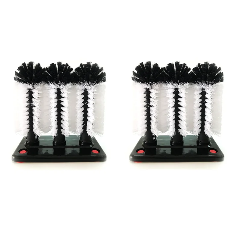 

Надежная 6-длинная щетка для мытья стекла с присоской, коммерческая щетка для чистки щетины для кухонной бара, пивная чашка