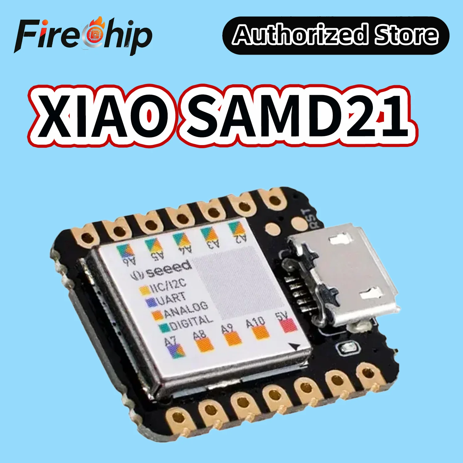 FireChip XIAO SAMD21 Arduino Microcontrolle, with Free Course Nano 48MHZ SPI I2C Interface For Arduino IDE/IOT