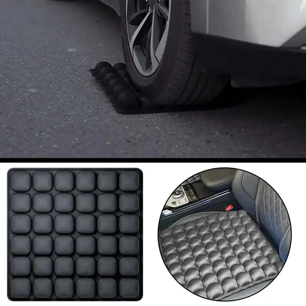 أكياس الهواء وسادة السفر خفيفة الوزن تنفس ثلاثية الأبعاد مقعد الهواء عالية خلية وسادة وسادة المحمولة ثلاثية الأبعاد مقعد نفخ الضغط إعادة U5I9 #3