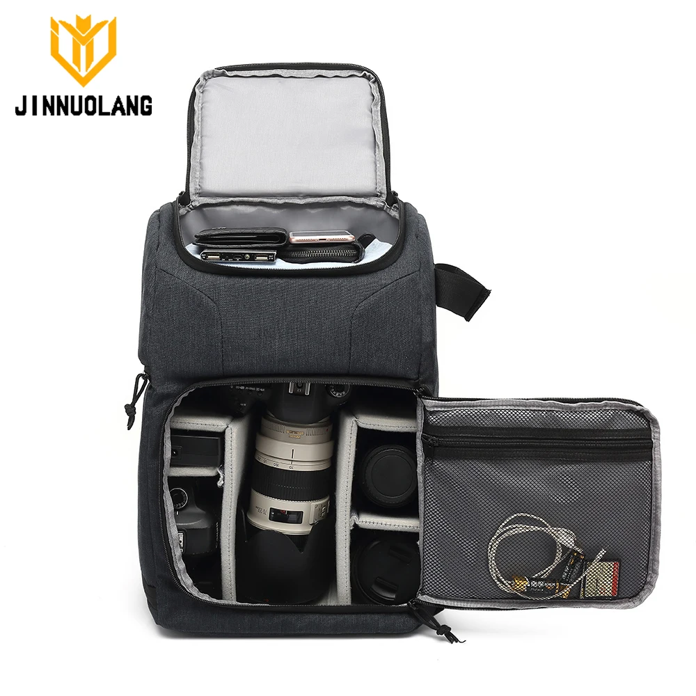 Waterproof Camera Bag Photo Cameras Backpack For Canon Nikon Sony Xiaomi Laptop DSLR Portable Travel Tripod Lens Pouch Video Bag