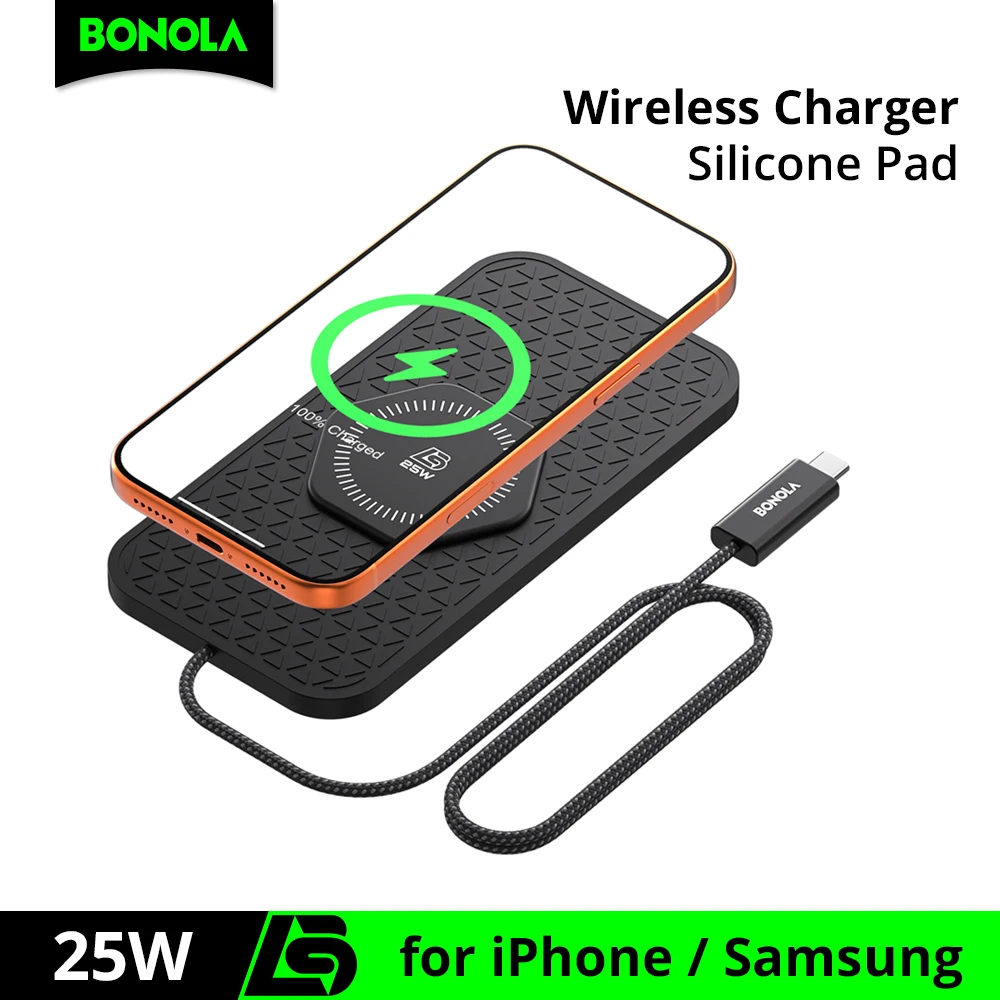 bonola-25w-carregador-rapido-sem-fio-para-carro-base-de-silicone-para-carregamento-sem-fio-para-iphone-samsung-cabo-trancado-tapete-carregador-sem-fio-para-carro