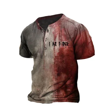 

Рубашка-поло с коротким рукавом, с принтом