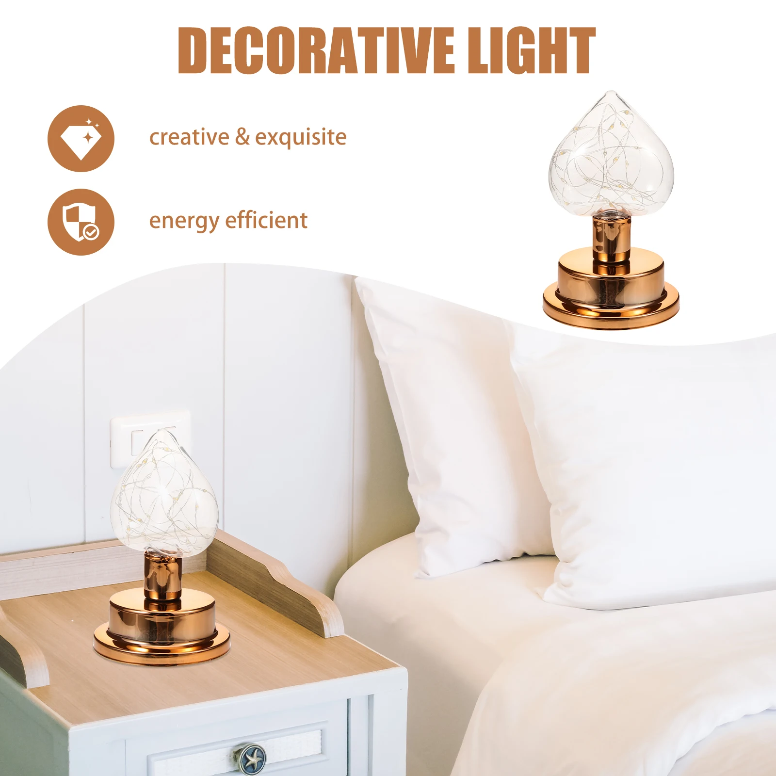 Lámpara LED de noche decorativa Love Light, mesa de ambiente para el hogar, decoración de estilo nórdico