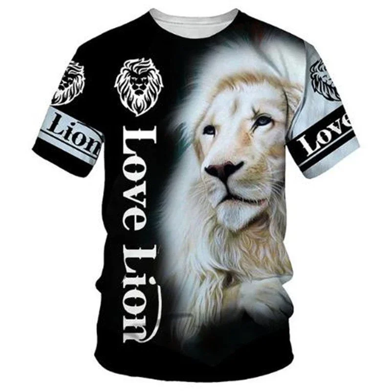 Men's Tiger King Print T Shirt Neon Purple Blue Tiger Graphic Tee Short Sleeve Casual Streetwear Top