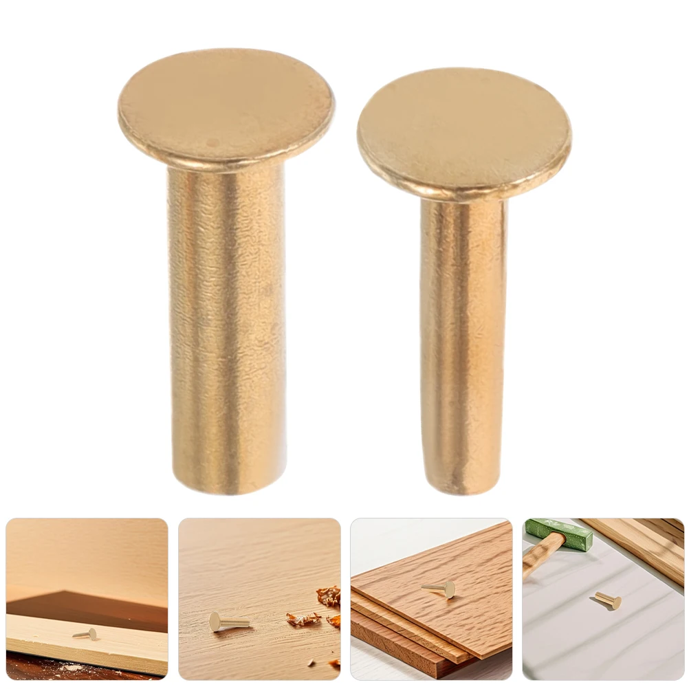 

Knife Handle Accessories Copper Rivets Cutlery Hardware Chef Knives Fastener Kitchen Replacement