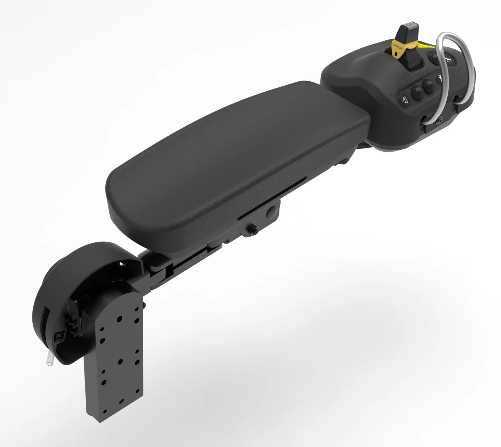 2026 CITOON Excavator Construction Machinery Armrests Multi-axial Adjustable Black Off-Road Heavy Duty Plastic Alloy Plating 1