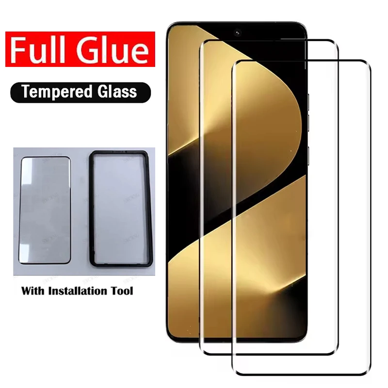 Full Glue Tempered Glass For Honor 200 Pro 400 300 70 90 Glass Magic V VS 2 3 7 5 6 Pro Screen Protector Auto installa tool Film