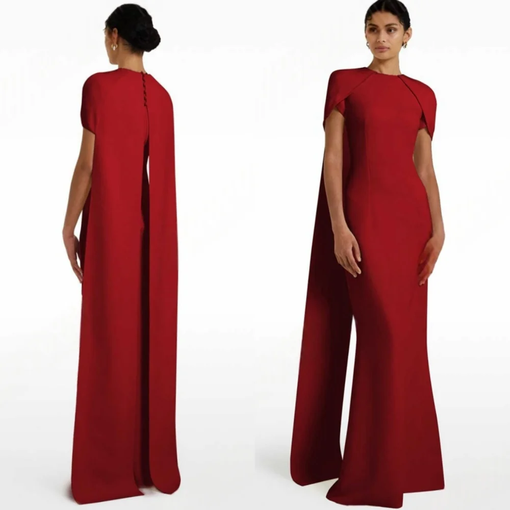 

Темпераментные бордовые трикотажные вечерние платья по индивидуальному заказу Изысканные платья для встречи выпускников с короткими рукавами Роскошные платья Vestido De Festa