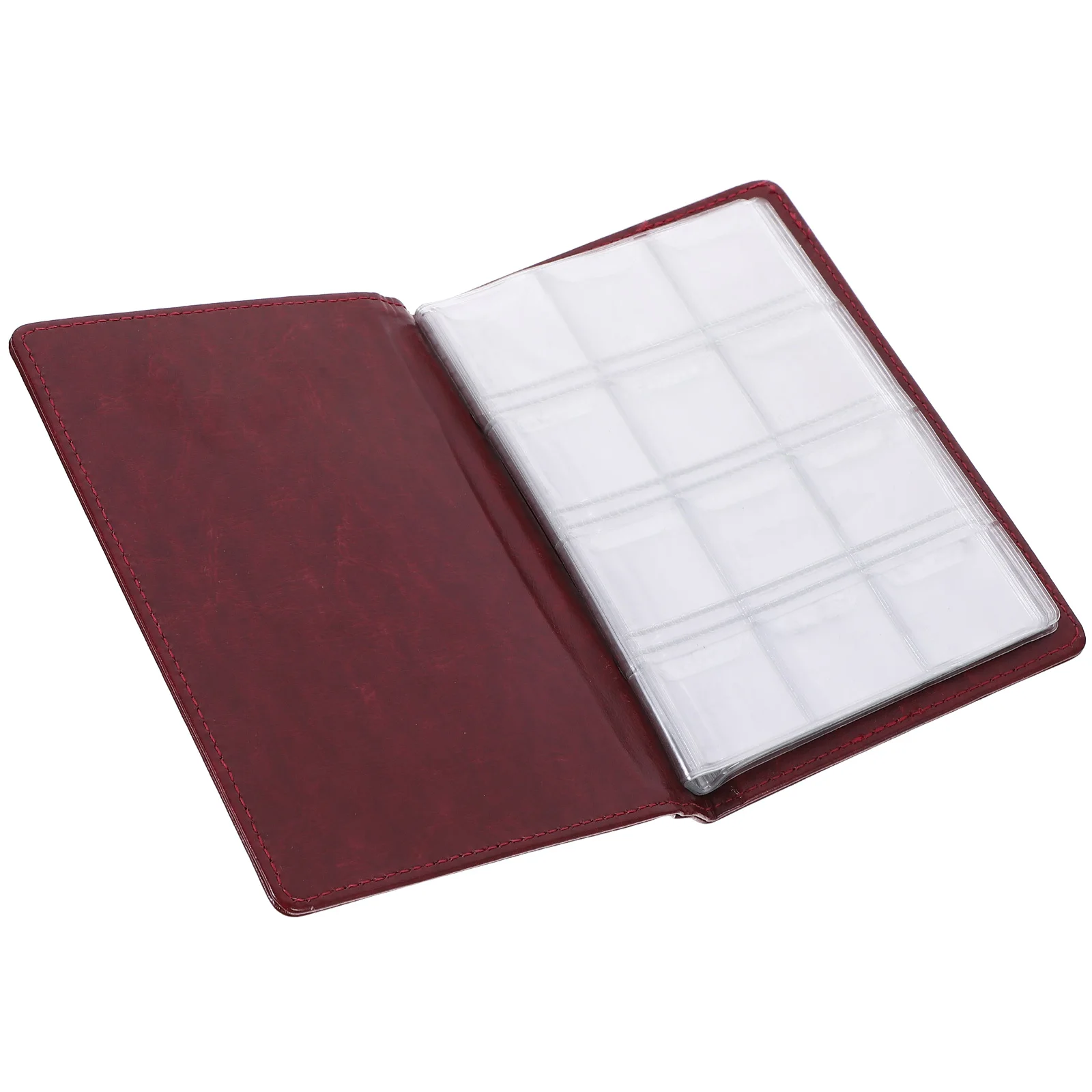 120 عملة جمع كتاب روز الأسود بو فتحات شفافة عملة شارات حماية الغبار خدش ألبوم المنظم التخزين