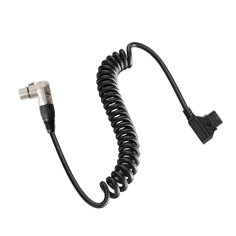 

FFYY-For Monitor Power Cable D-Tap To XLR 4-Pin Plug For Cameras Monitors DTAP Male To XLR Female Power Cable