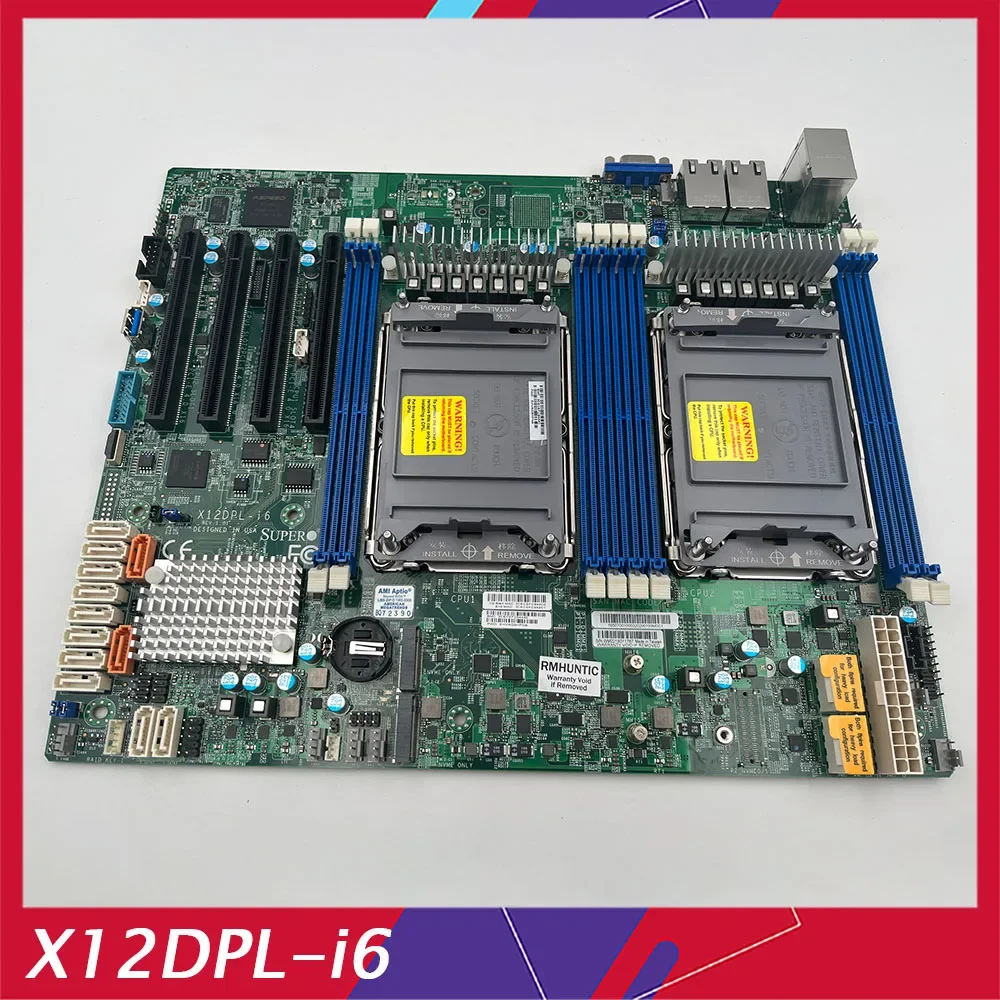 

X12DPL-i6 Server Motherboard For Supermicro LGA-4189 C621A Dual LAN With Intel i210 Xeon Scalable Processors PCI-E 4.0 SATA3