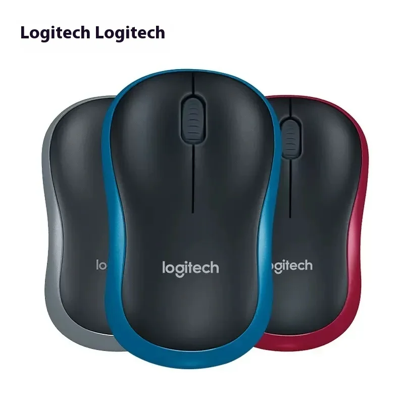 Logitech M185 Wireless Mouse Office home symmetrical compact wireless 2.4G receiver plug and play scrub