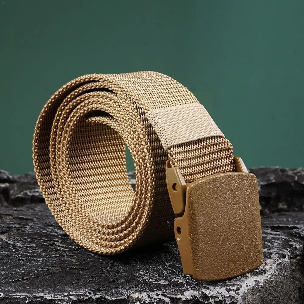 

Braided Nylon Canvas Belt Outdoor Hunting Tactical Braid Belts For Men Women Jeans Solid Color Trouser Belt Adjustable Waist