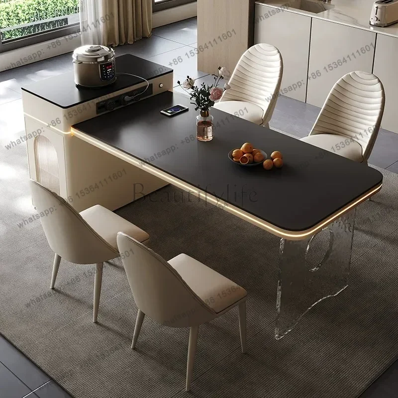FG Kitchen Fashion Dining Tables Advanced Restaurant Modern Dining Tables Living Room Villa Home Furniture Mesa Comedor Lsdt