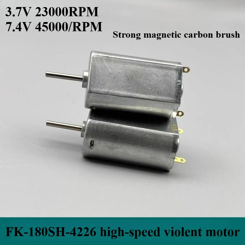 1PCS FK-180SH-4226 High-speed Violent Motor 3.7V-7.4V High-torque Remote Control Vehicle Hovercraft Diy Wind Model Car