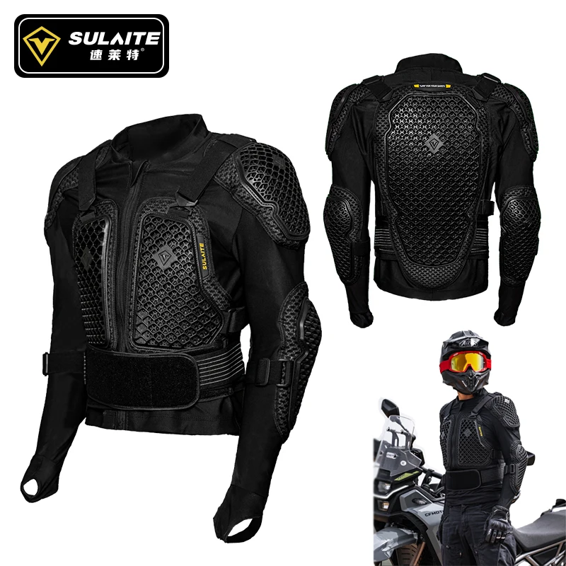 NEW 2024 Motorcycle Jacket Honeycomb Full Body Armor Protection Jackets Motocross Racing Clothing Breathable Protectors