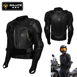 Motocicleta Honeycomb Full Body Armor Proteção Jacket, Motocross Corrida Vestuário, Respirável Protetores, Novo, 2024