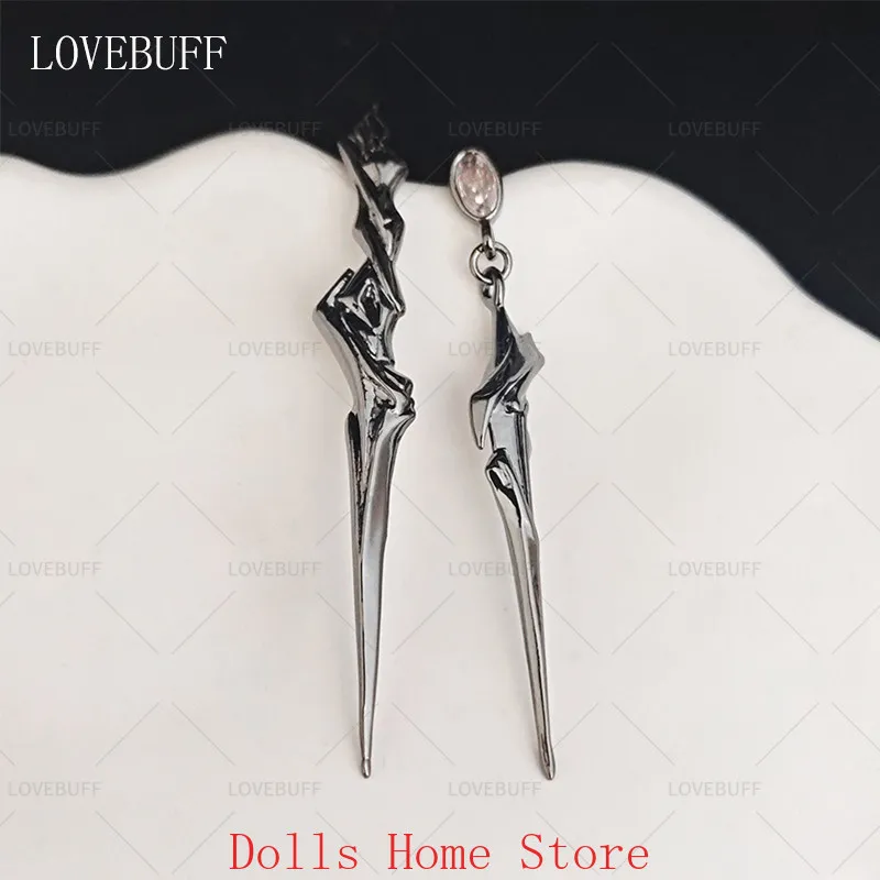 

Sylus Silverwing Demon Love and Deepspace Anime Cosplay Ear Pendant Cartoon Pendant Earrings Ear Studs Birthday Gift