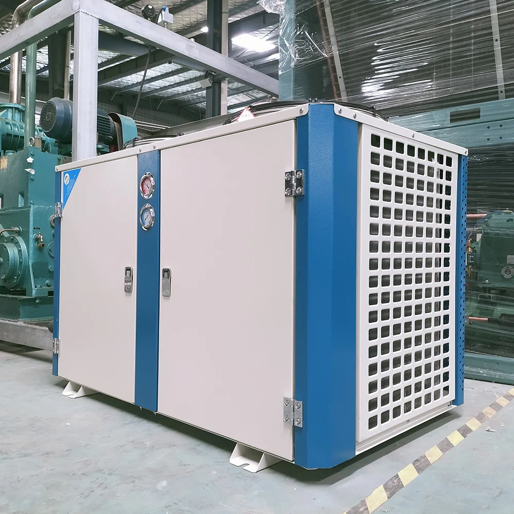 Condenser Assembly Forland Spiral Finned Condenser 30hp Compresor Condensing Unit
