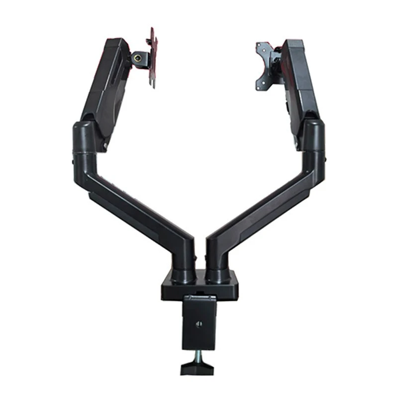 Dual screen monitor support mechanical cantilever 2-in-1 screen can be lifted and lowered, one to two computer brackets