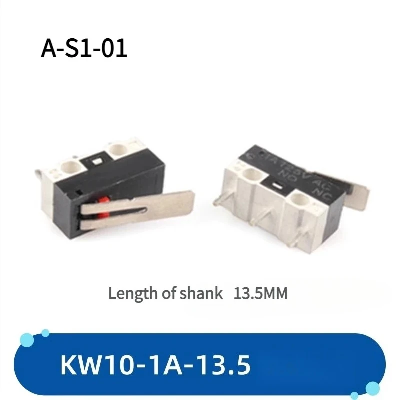10Pcs  Mouse Switch Tripod Roller Button with Handle Slightly Move Switch 1A 125VAC  Micro Switch Series Multiple Specifications