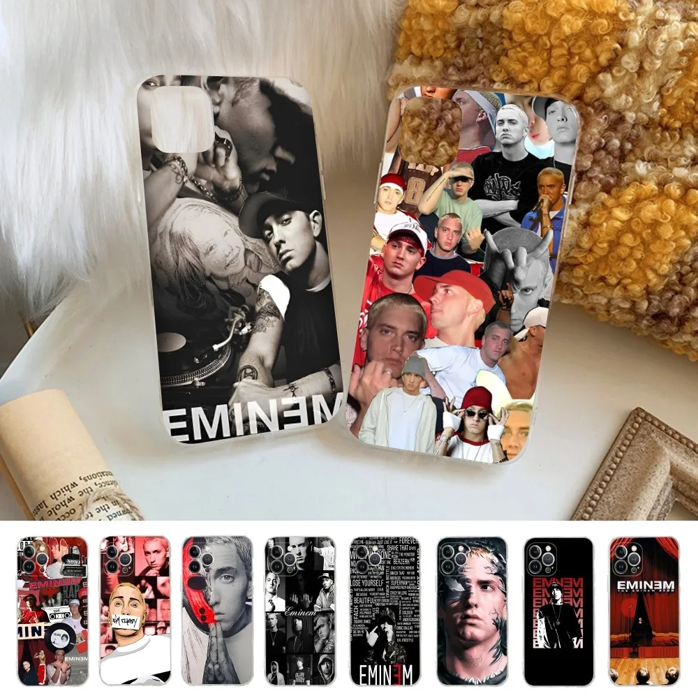 

Rapper Eminem America Phone Case For IPhone 16 15 8 7 6 6S Plus X SE XR XS 14 11 12 13 Mini Pro Max Mobile Case