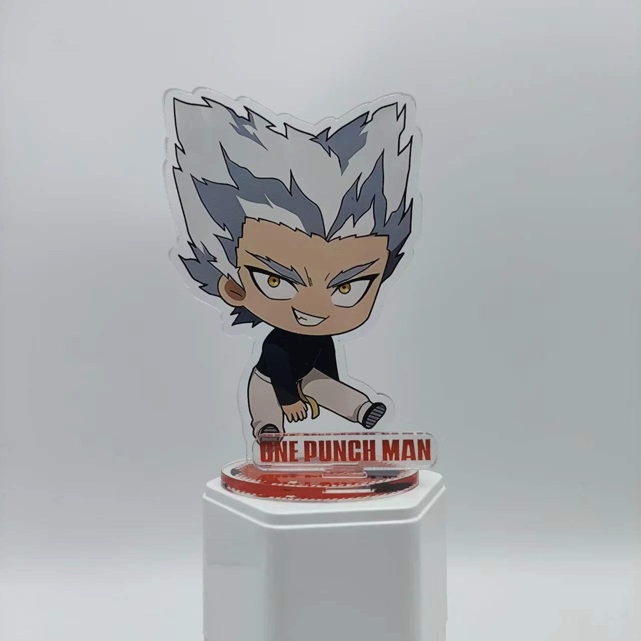 One Punch Man Anime Figure Saitama Genos Tatsumaki Garou 10cmdouble-sided Insert Acrylic Stand Model Decoration Fans Gift