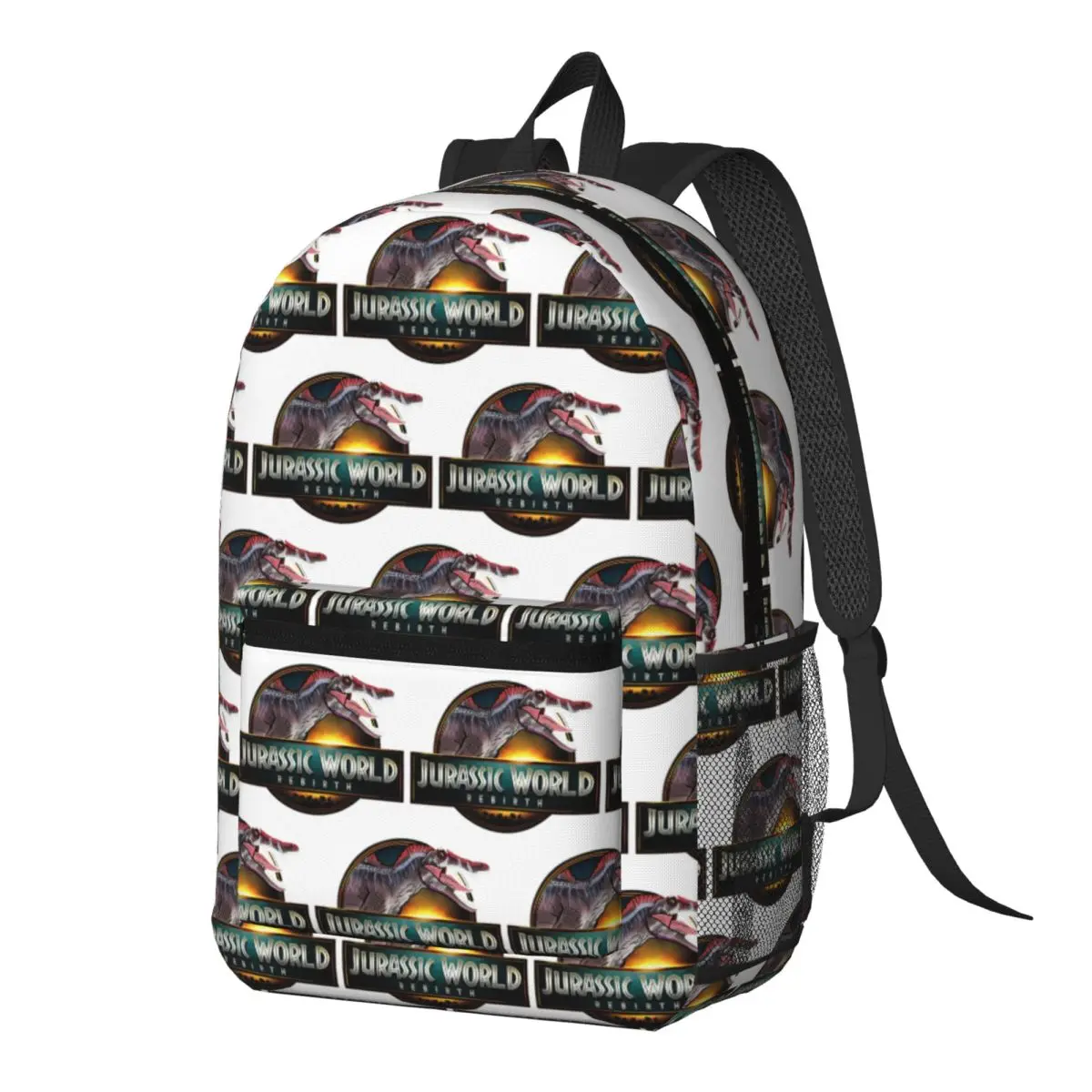

Jurassic World Rebirth Logo Dinosaurs Film Backpack Daypack Large Capacity BookBag School Bag Shoulder Bags for Men Women