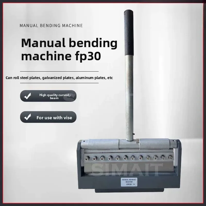 FP30 Portable Bending Machine, 300mm Width 90° Metal Brake for Bench Vise Use – Customizable