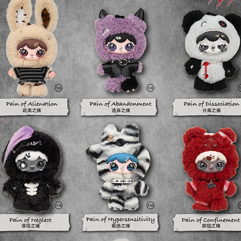 Authentique LULUMI Série Septième Douleur Boîte Mystère Figurine Anime Style Sombre Douleur de l'Empathie et Douleur de l'Aliénation Modèle Cadeau